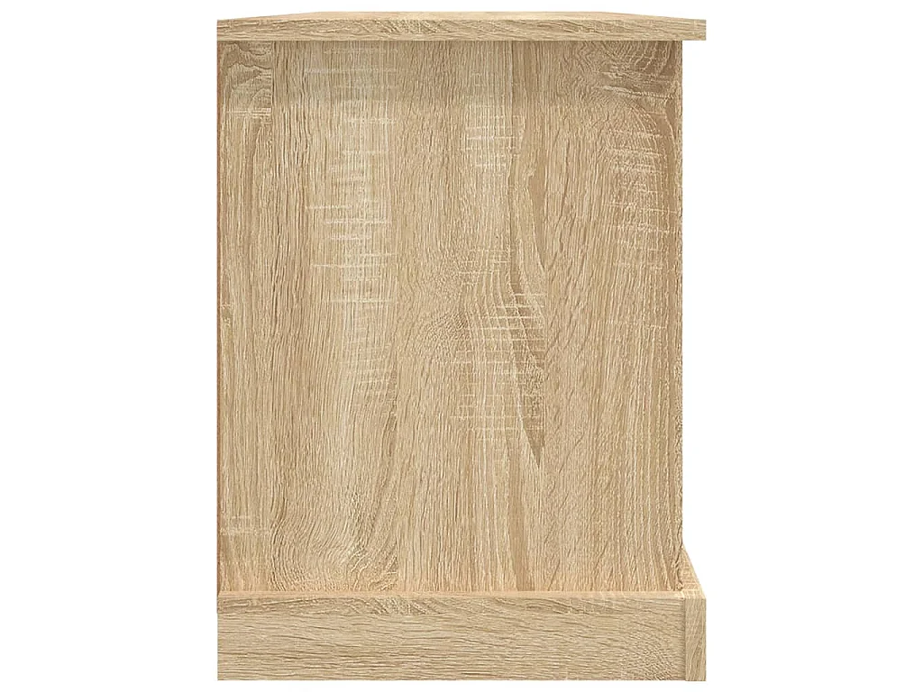 Tv-meubel 99,5x35,5x48 cm bewerkt hout sonoma eikenkleurig
