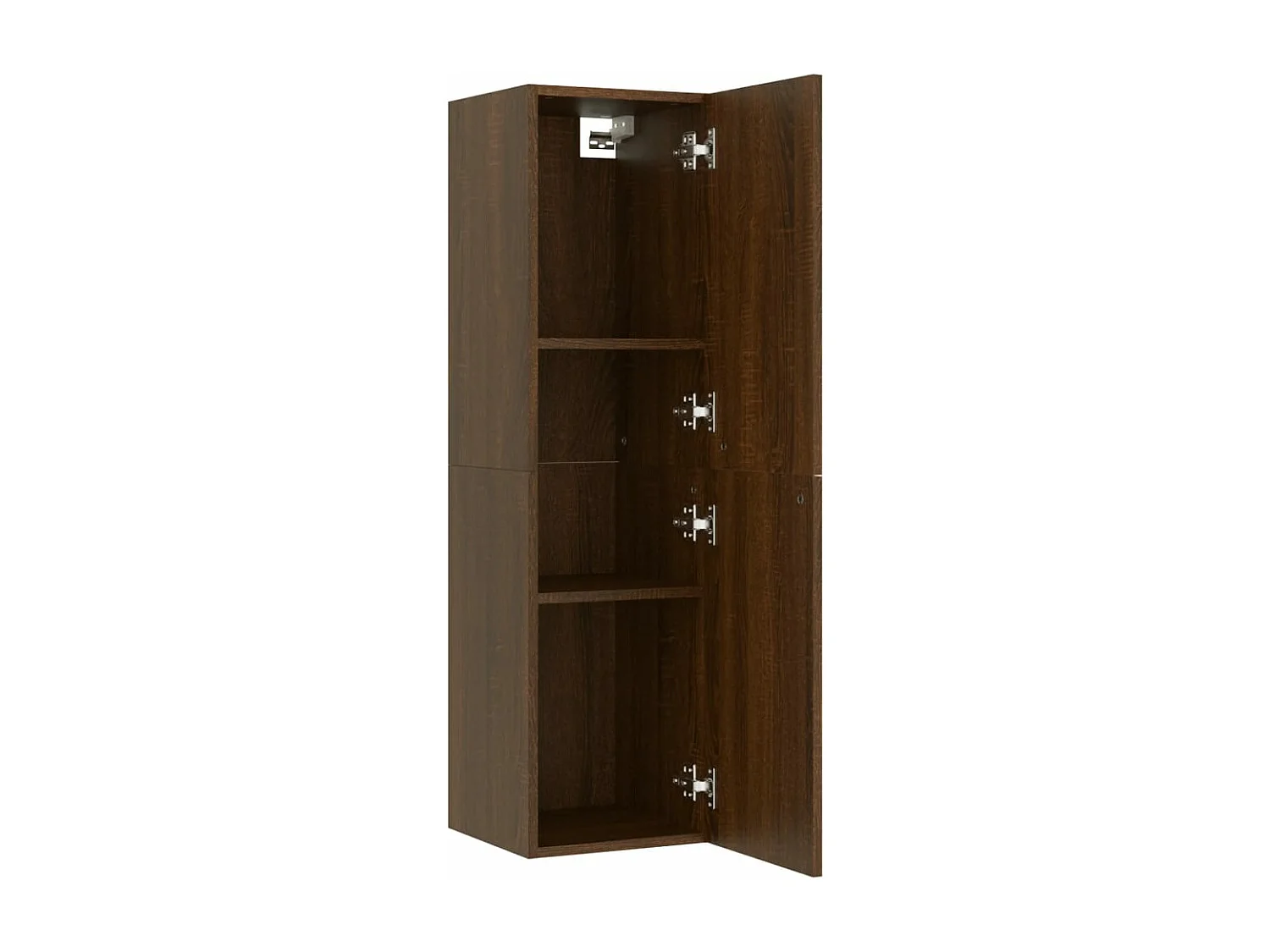 Tv-wandmeubel 30,5x30x110 cm bruin eikenkleur