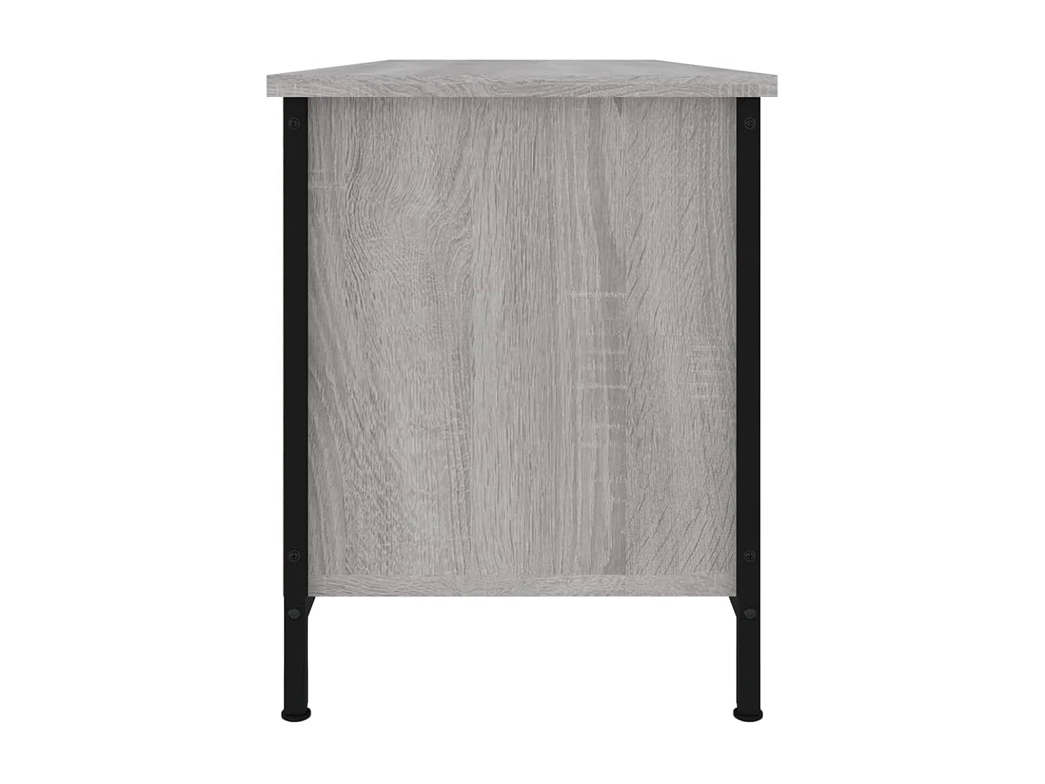 Mobile TV Grigio Sonoma 102x35x45 cm in Legno Multistrato