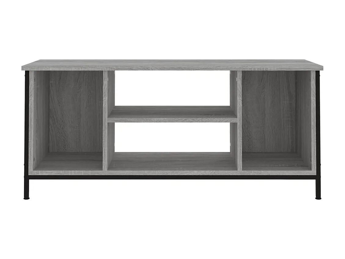 Meuble TV sonoma gris 102x35x45 cm bois d'ingénierie