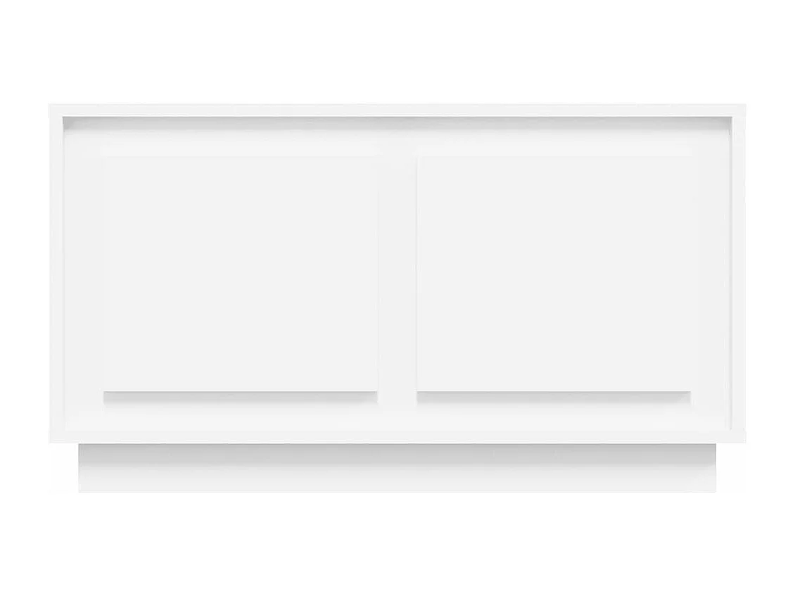 Tv-meubel 80x35x45 cm bewerkt hout wit