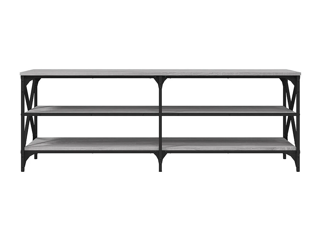 Móvel p/ TV 140x40x50 cm derivados de madeira cinzento sonoma