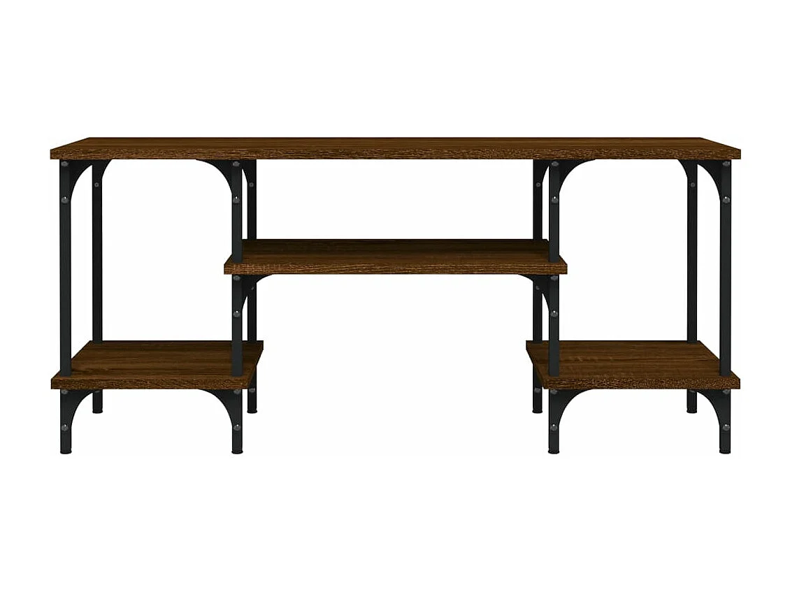 Mobile Porta TV Rovere Marrone 102x35x45,5 cm Legno Multistrato