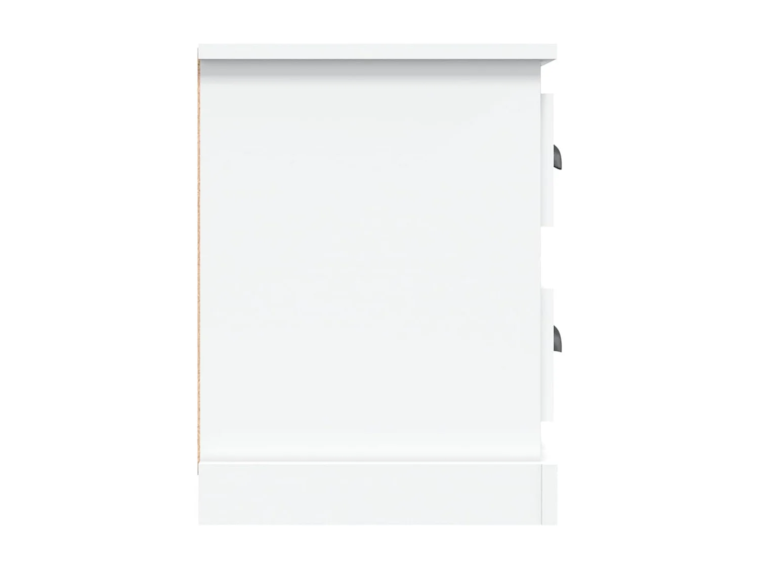 Mueble para TV madera contrachapada blanco 102x35,5x47,5 cm
