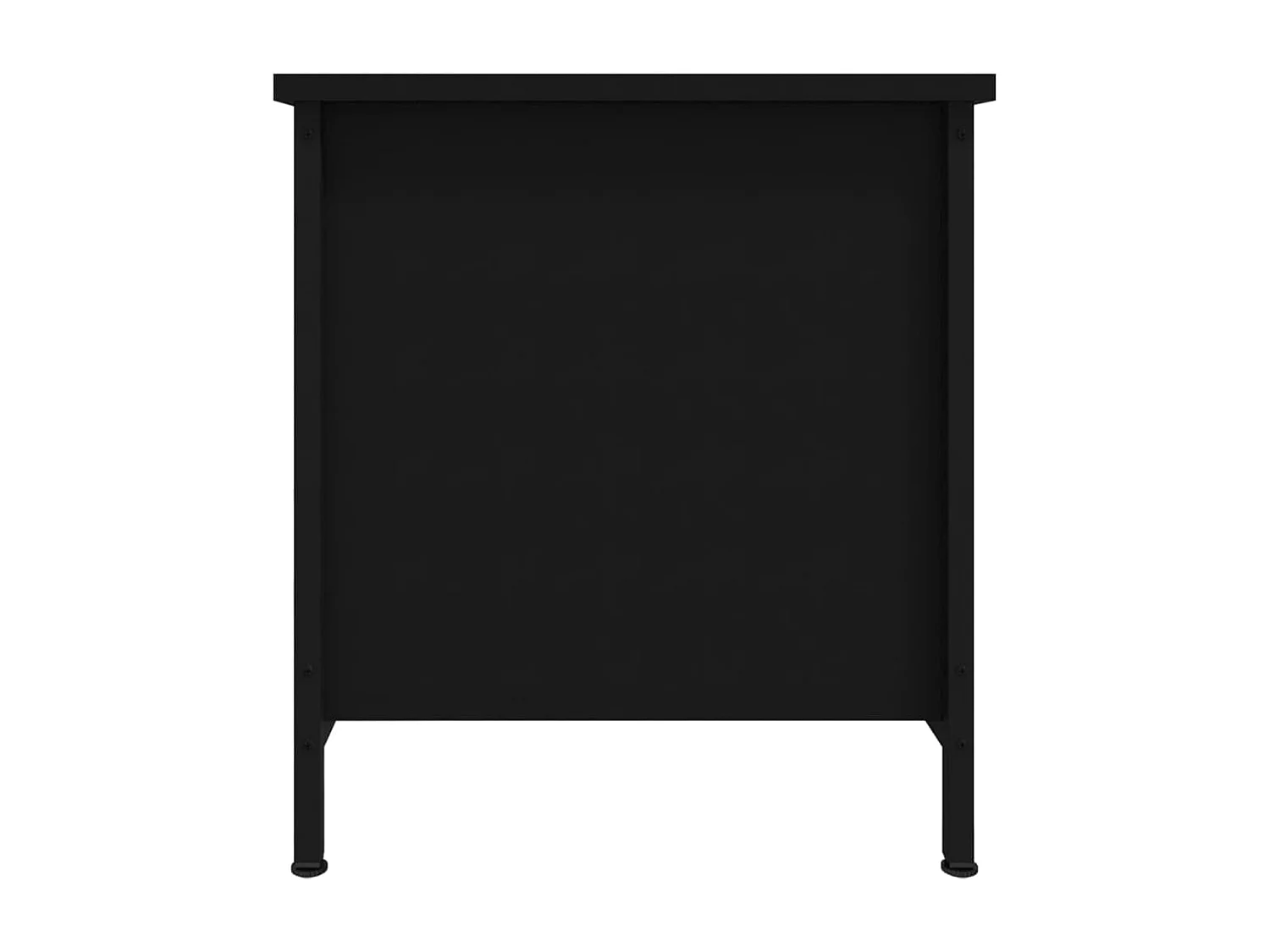 Meuble TV noir 100x40x45 cm bois d'ingénierie