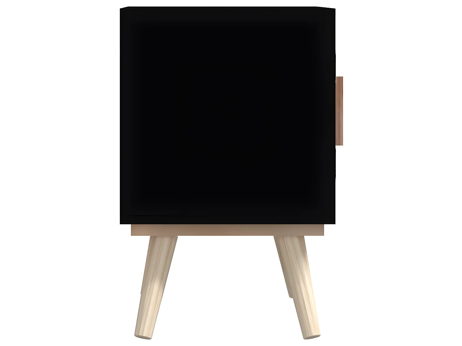 Meuble TV avec portes 105x30x45 cm bois d'ingénierie