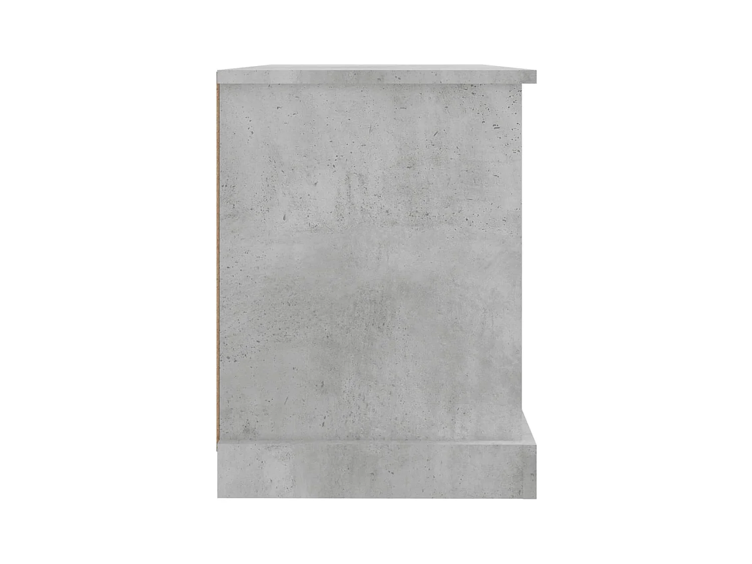 Meuble TV gris béton 73x35,5x47,5 cm bois d'ingénierie