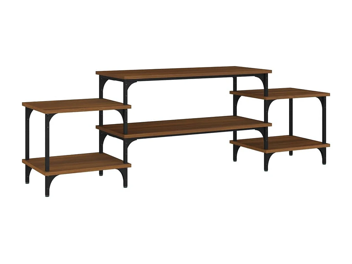 TV-Schrank Braun Eichen-Optik 157x35x52 cm Holzwerkstoff