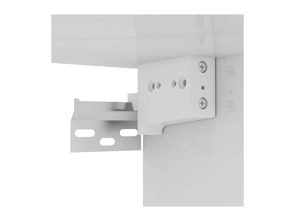 Set di Mobili Porta TV 6 pz Bianco Lucido in Legno Multistrato