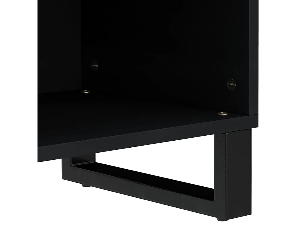 Mobile TV 80x33x46cm Legno Massello Mango e Legno Multistrato