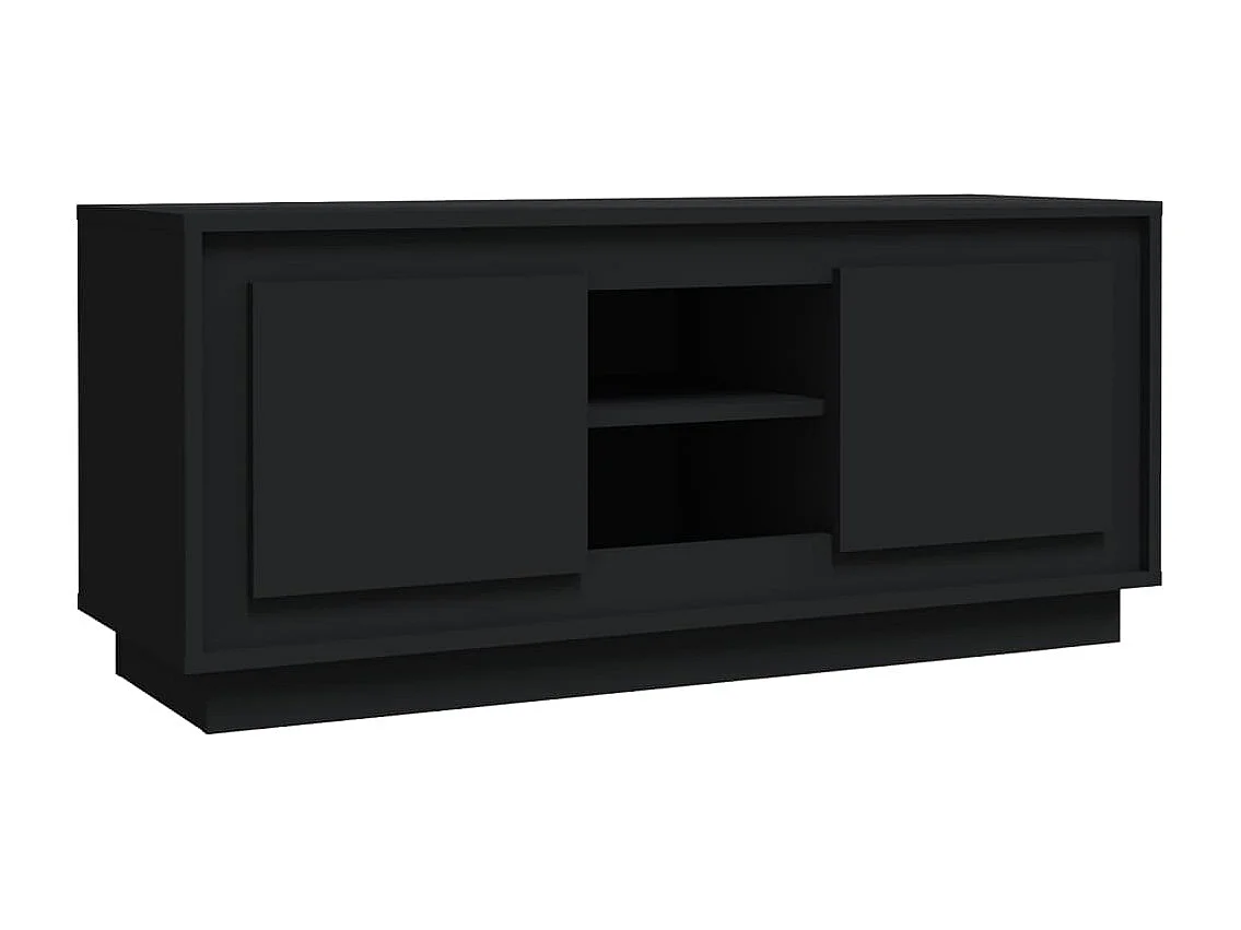 Móvel para TV 102x35x45 cm madeira processada preto