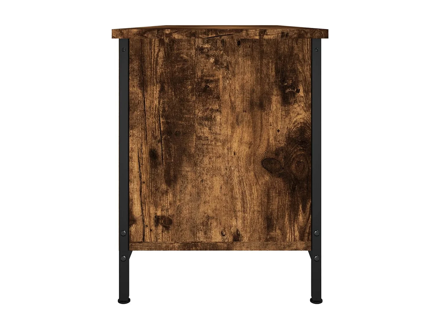 TV-Schrank mit Türen Räuchereiche 102x35x45 cm Holzwerkstoff