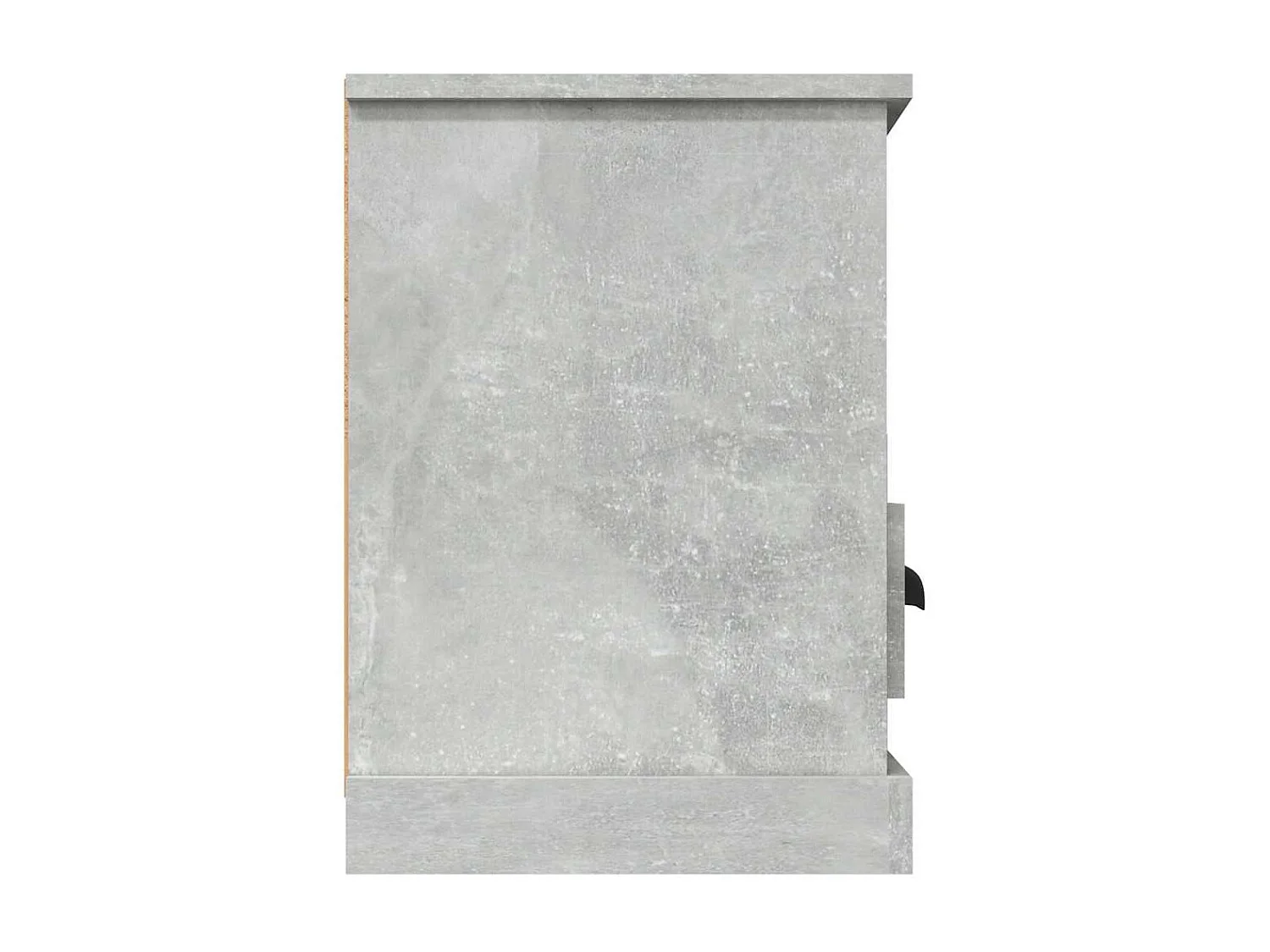 Tv-meubel 100x35x50 cm bewerkt hout betongrijs