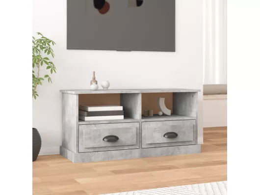 Kauf Unique TV-Schrank Betongrau 93x35,5x45 cm Holzwerkstoff