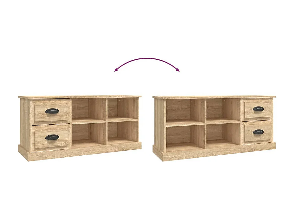 TV-Schrank Sonoma-Eiche 102x35,5x47,5 cm Holzwerkstoff