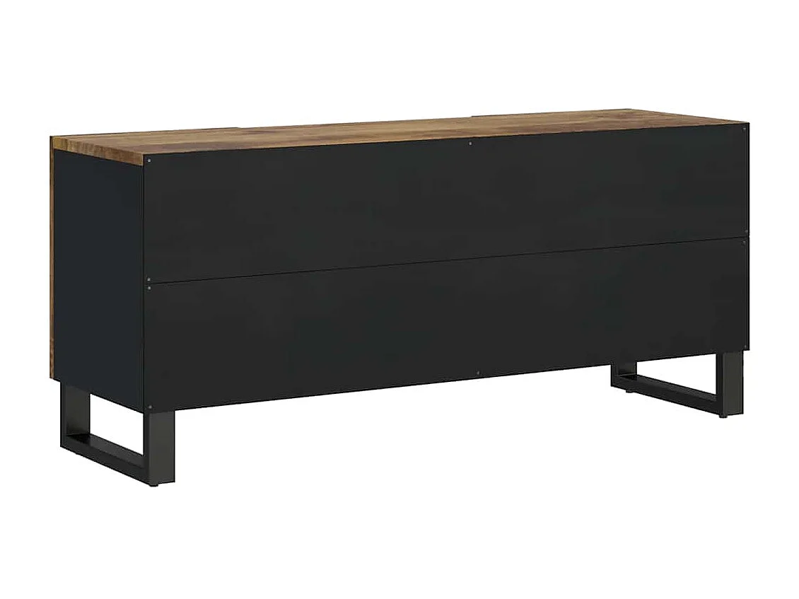 Tv-meubel 105x33,5x46 cm massief mangohout en bewerkt hout