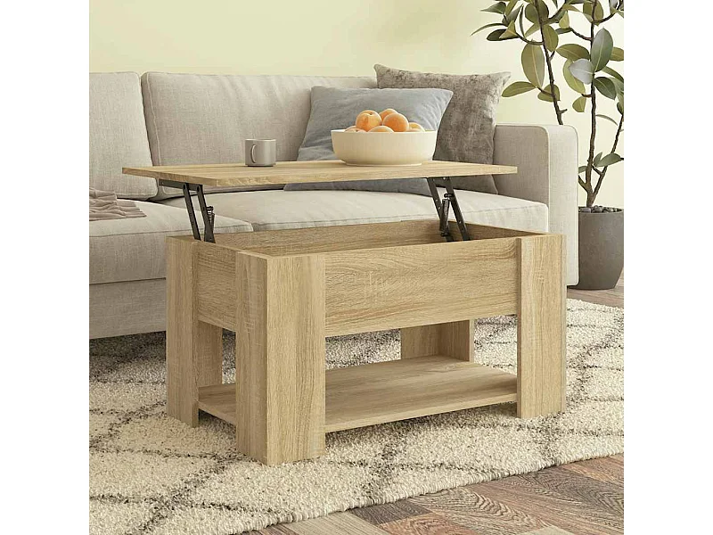 Couchtisch Sonoma-Eiche 79x49x41 cm Holzwerkstoff