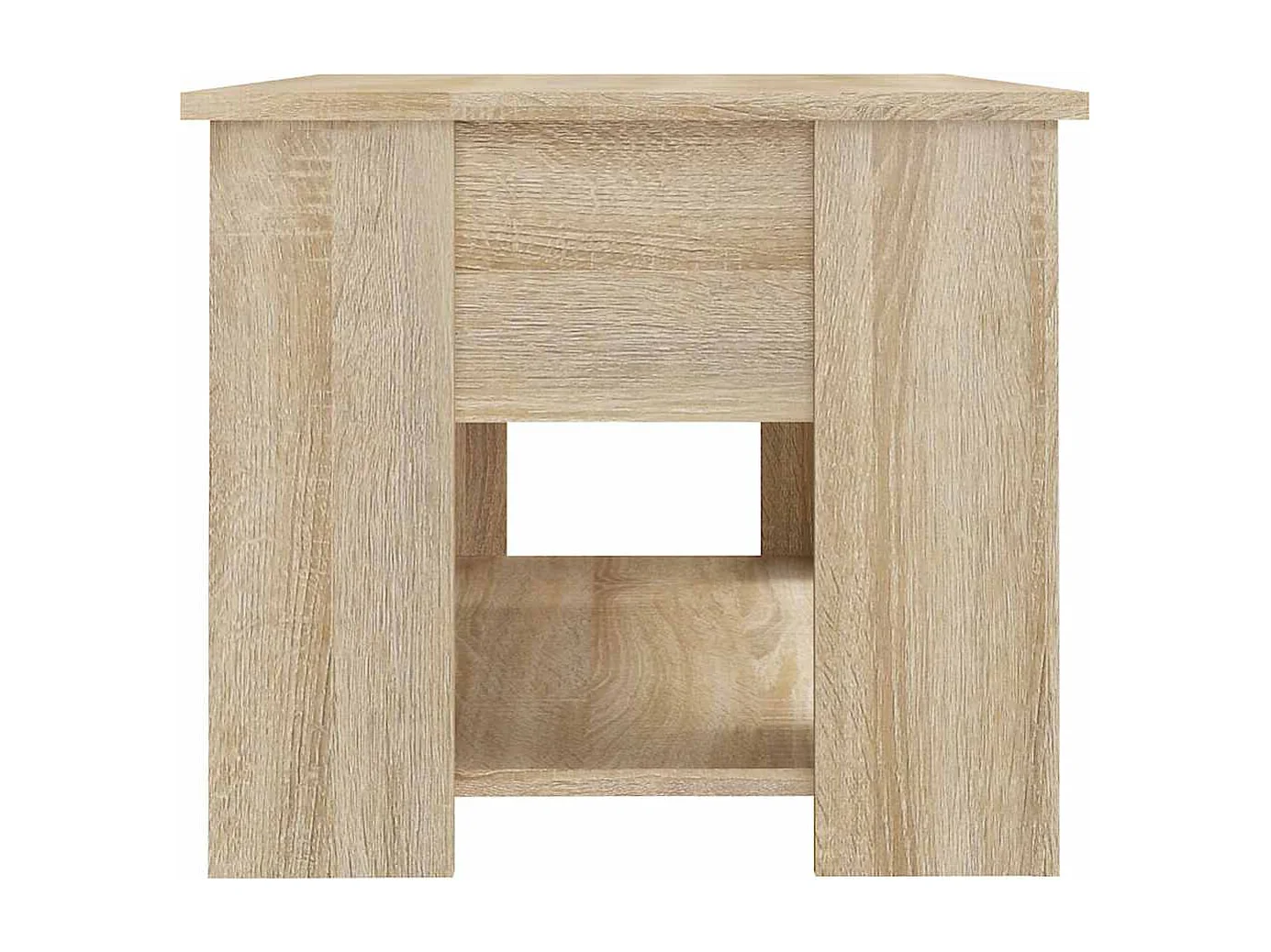 Mesa de centro madera de ingeniería roble Sonoma 79x49x41 cm