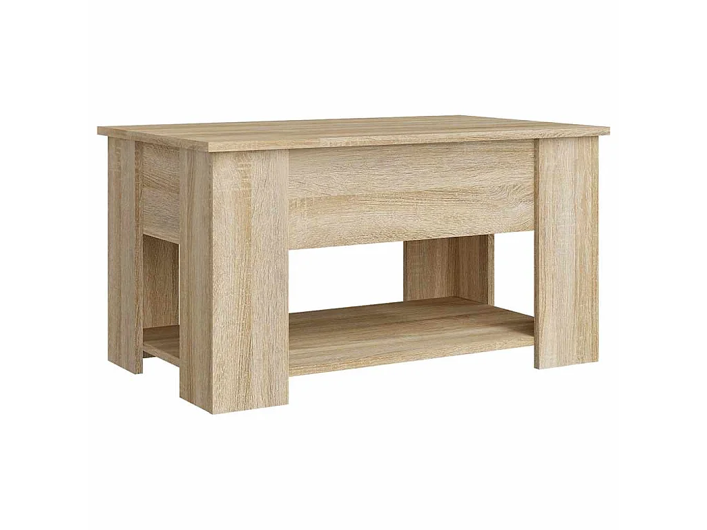 Couchtisch Sonoma-Eiche 79x49x41 cm Holzwerkstoff