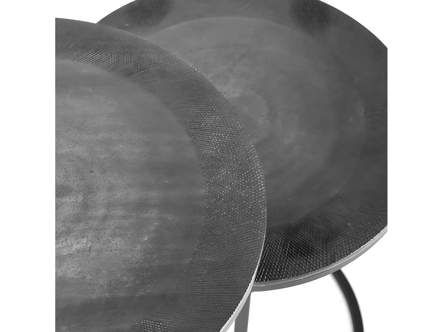 2-delige Salontafelset Pair antiekaskleurig