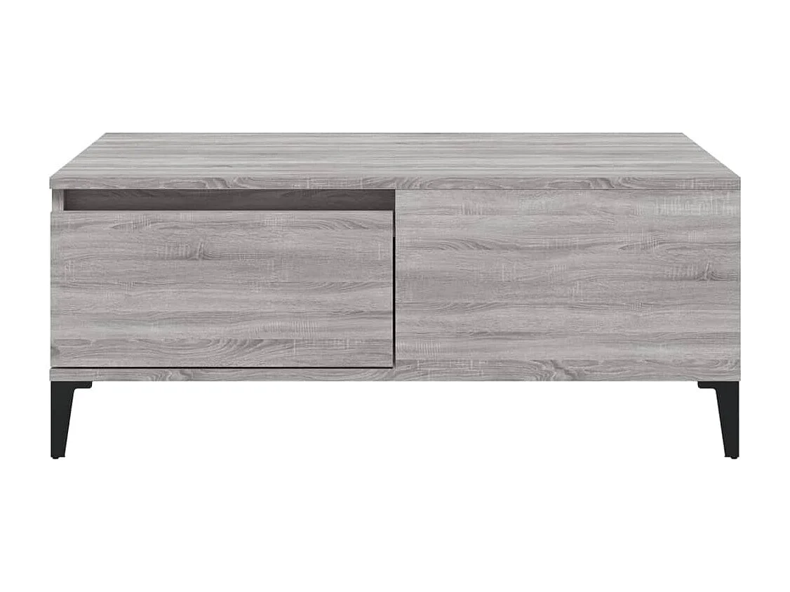 Couchtisch Grau Sonoma 90x50x36,5 cm Holzwerkstoff