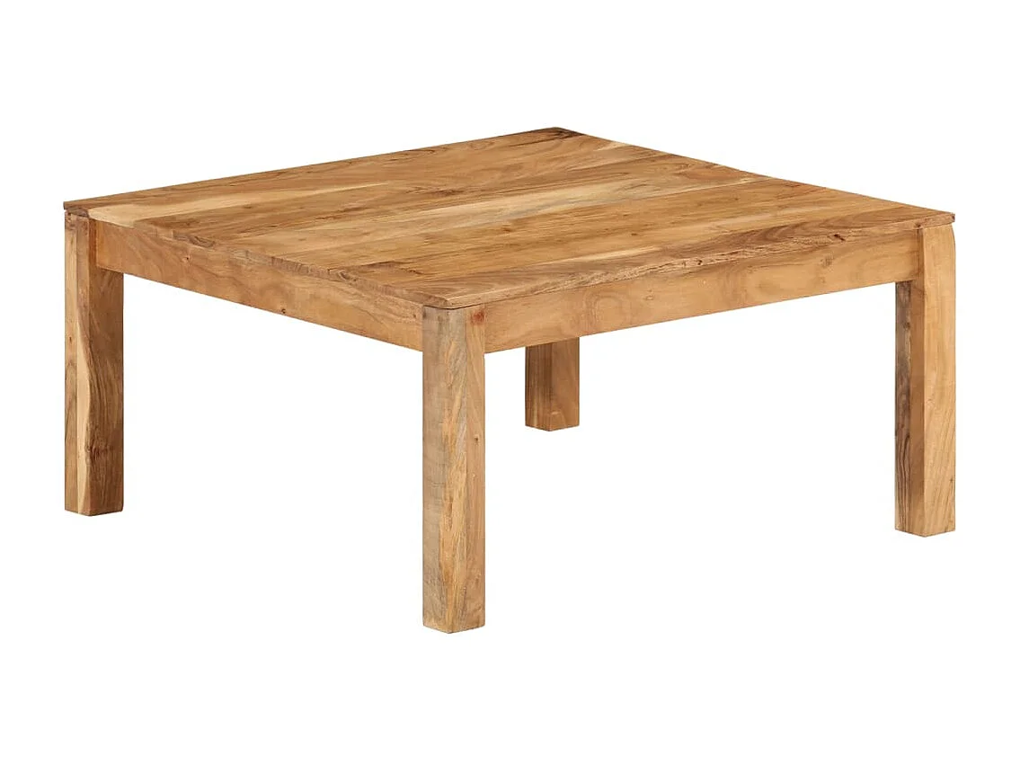 Salontafel 80x80x40 cm massief acaciahout