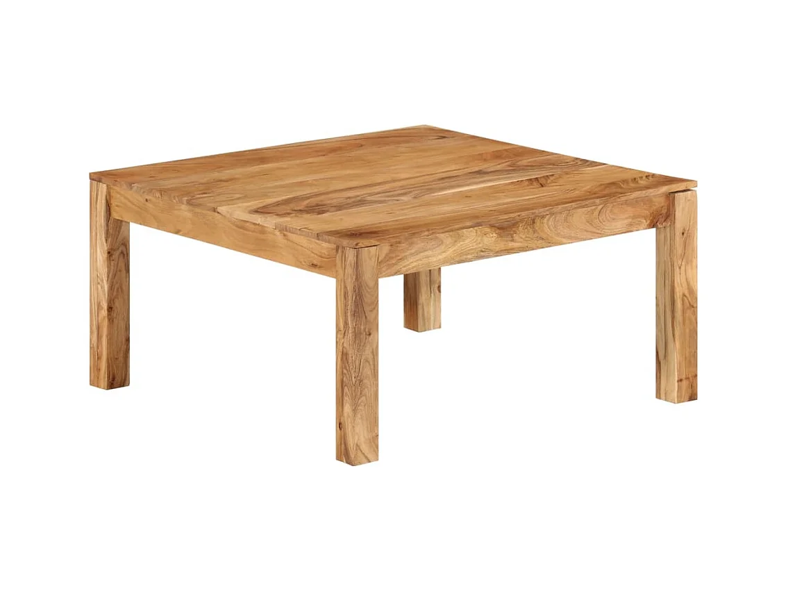 Table basse 80x80x40 cm Bois d'acacia massif