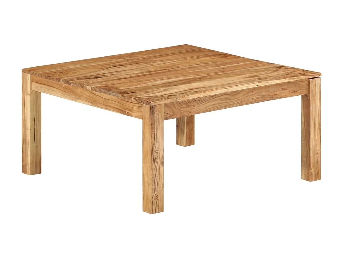 Table basse 80x80x40 cm Bois d'acacia massif