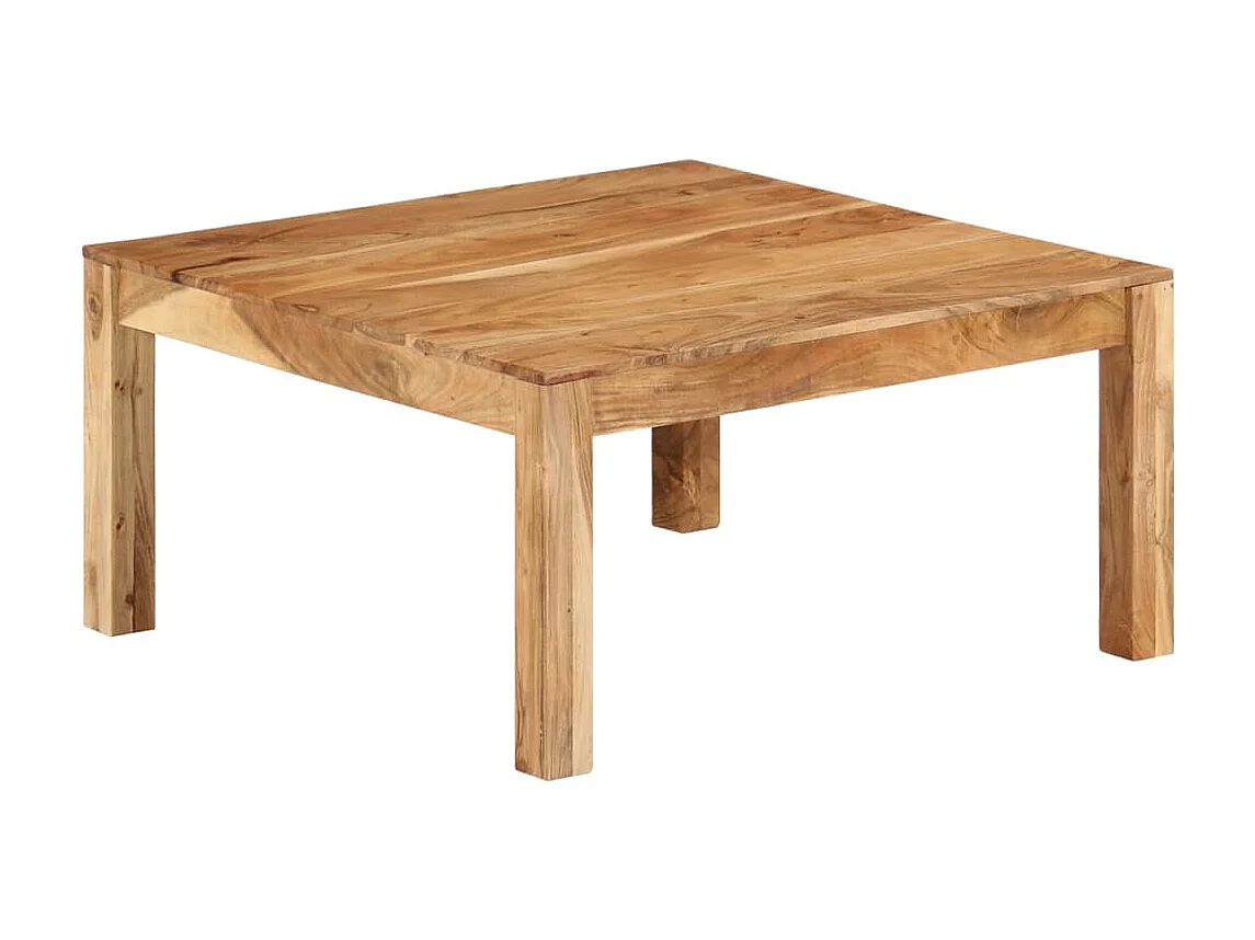 Table basse 80x80x40 cm Bois d'acacia massif
