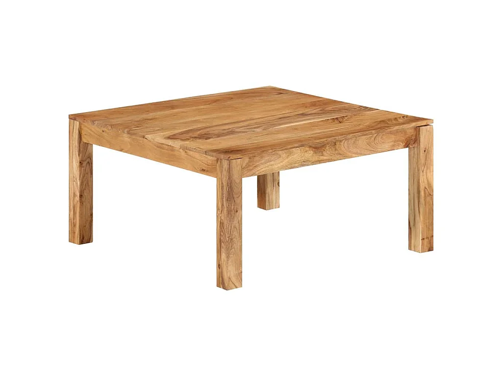 Table basse 80x80x40 cm Bois d'acacia massif