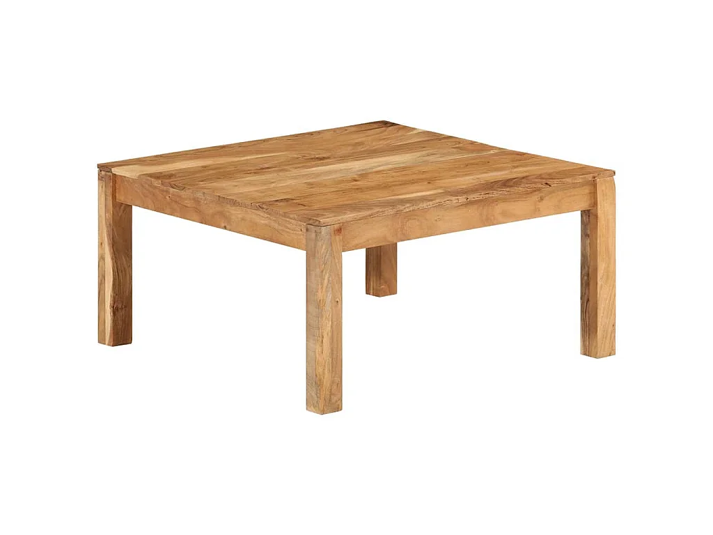 Table basse 80x80x40 cm Bois d'acacia massif