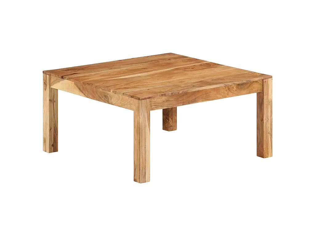 Table basse 80x80x40 cm Bois d'acacia massif