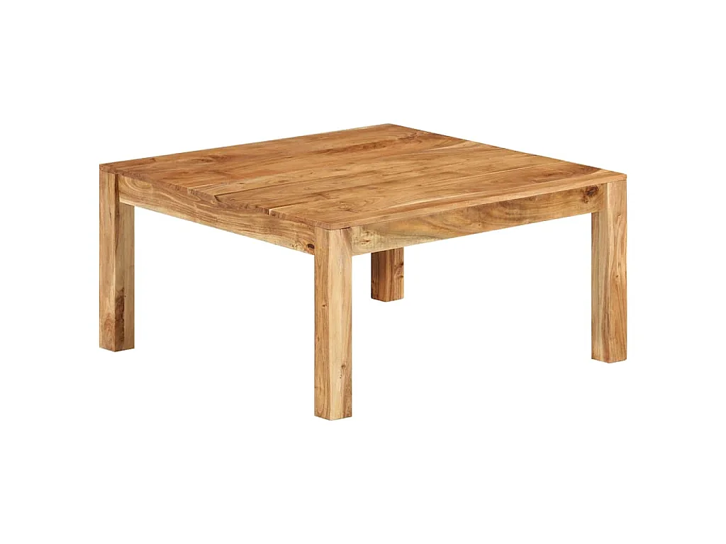 Salontafel 80x80x40 cm massief acaciahout