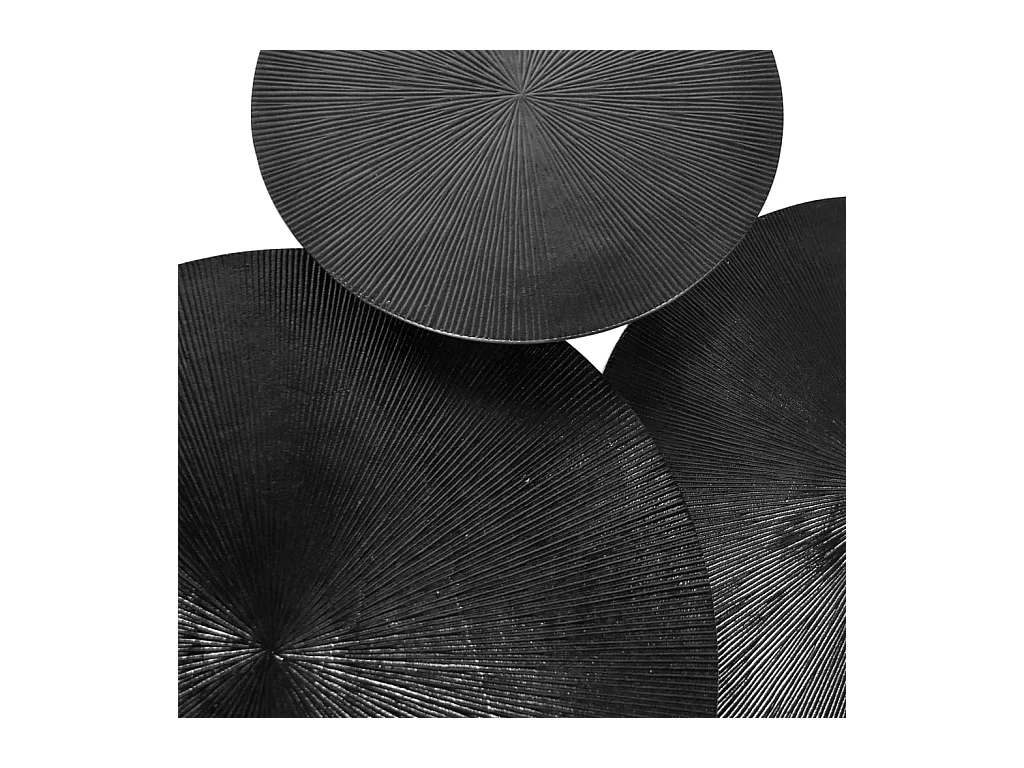 Ensemble de 3 tables basses Nobby Noir