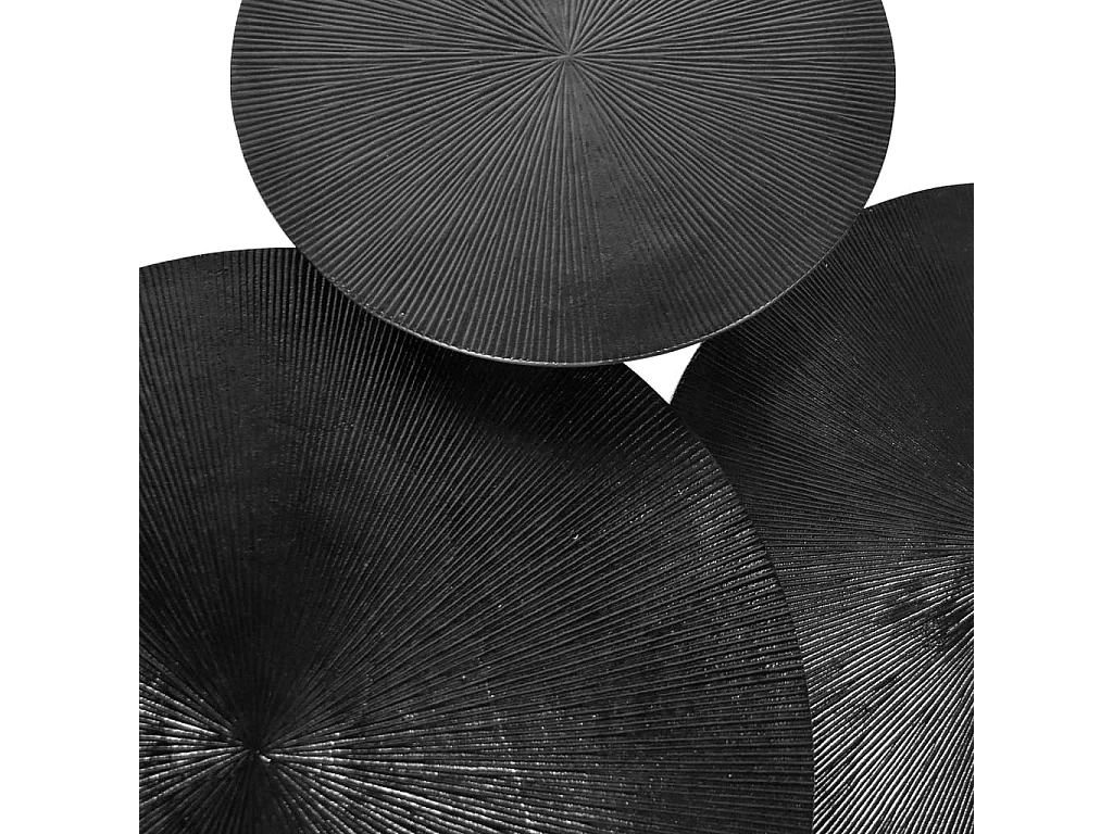 Ensemble de 3 tables basses Nobby Noir