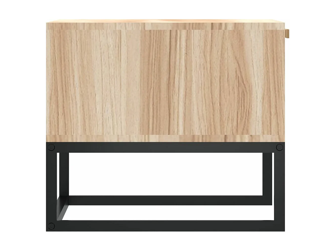 Table basse 80x40x35 cm Bois d'ingénierie et fer