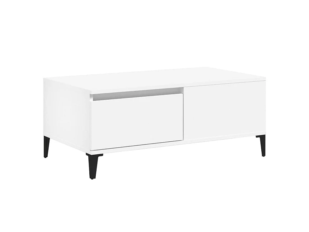 Mesa de centro 90x50x36,5 cm derivados de madeira branco
