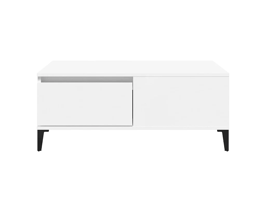 Mesa de centro 90x50x36,5 cm derivados de madeira branco