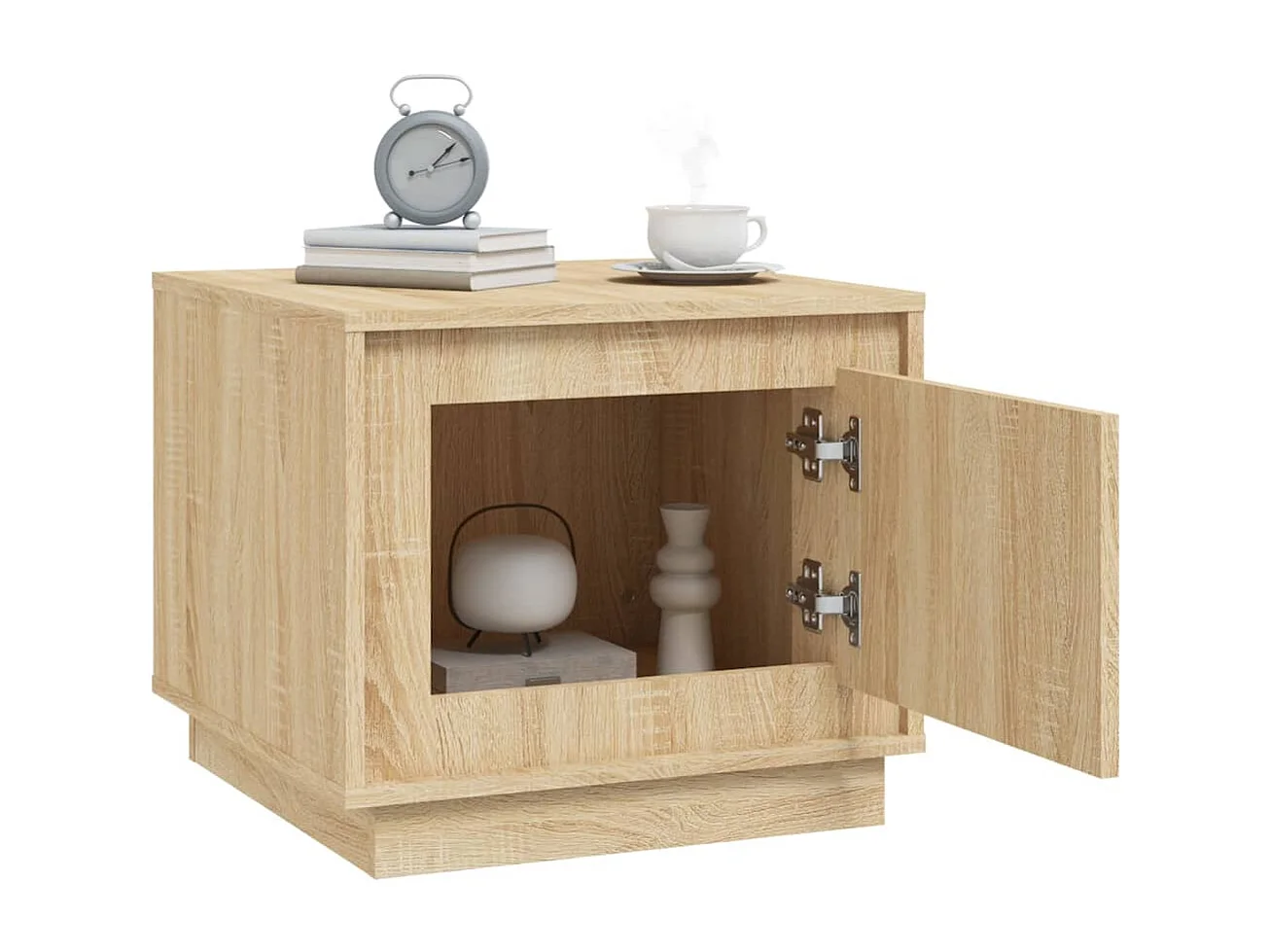 Table basse chêne sonoma 51x50x44 cm bois d'ingénierie