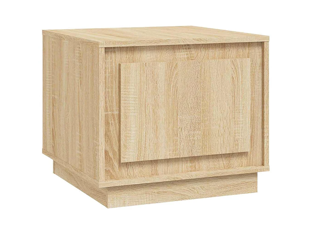 Table basse chêne sonoma 51x50x44 cm bois d'ingénierie