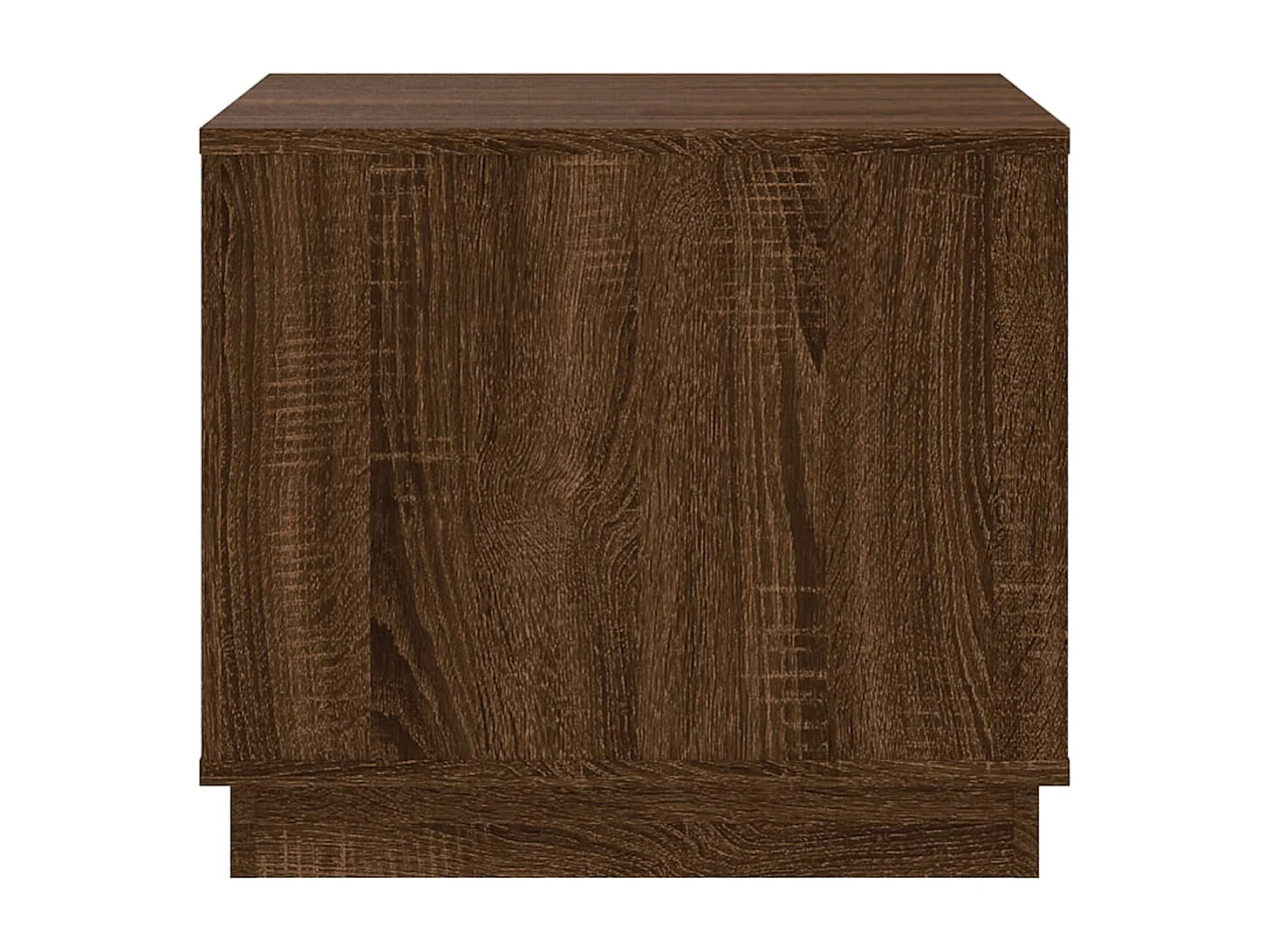 Table basse chêne marron 51x50x44 cm bois d'ingénierie