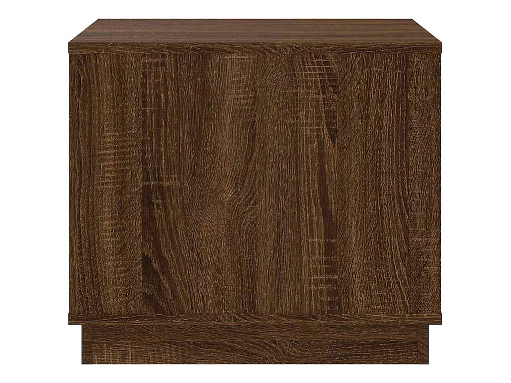 Table basse chêne marron 51x50x44 cm bois d'ingénierie