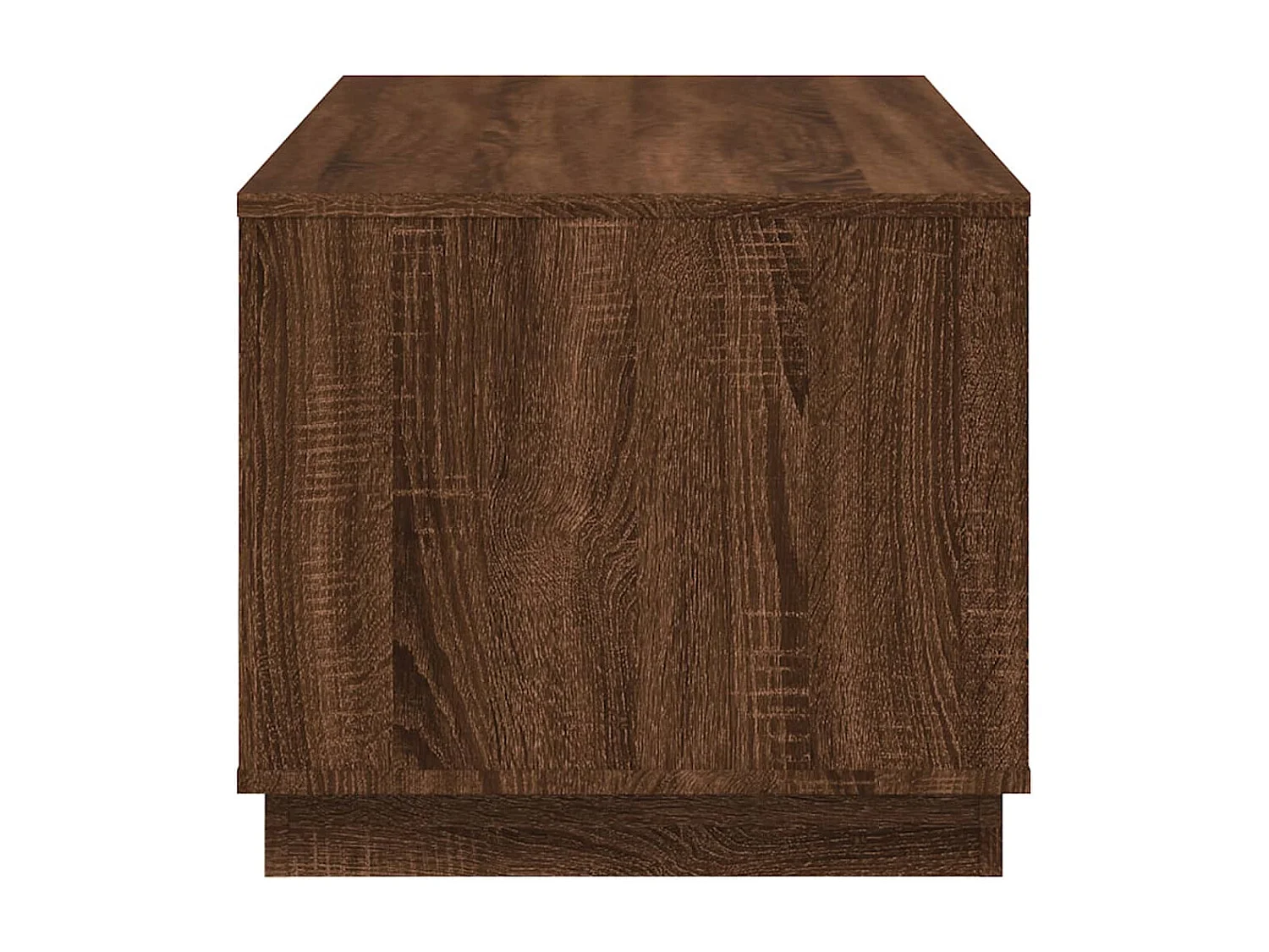 Salontafel 102x50x44 cm bewerkt hout bruin eikenkleur