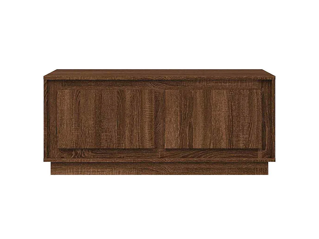 Salontafel 102x50x44 cm bewerkt hout bruin eikenkleur