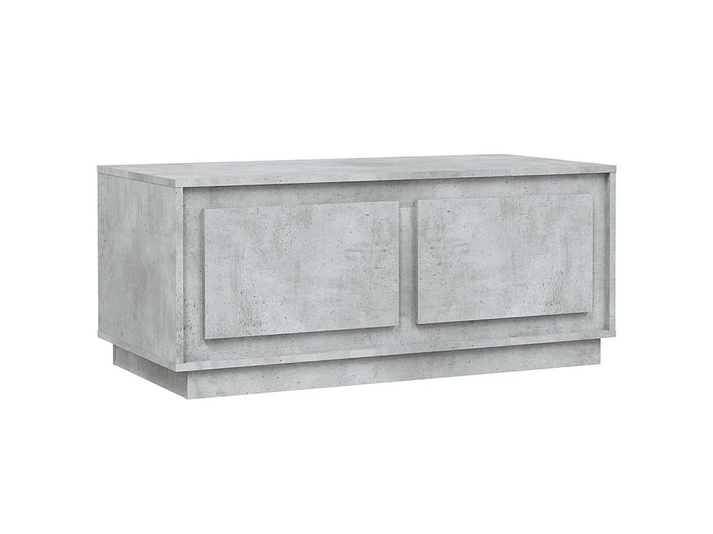 Salontafel 102x50x44 cm bewerkt hout betongrijs