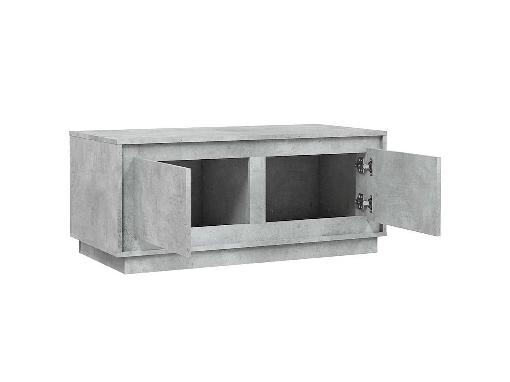 Salontafel 102x50x44 cm bewerkt hout betongrijs