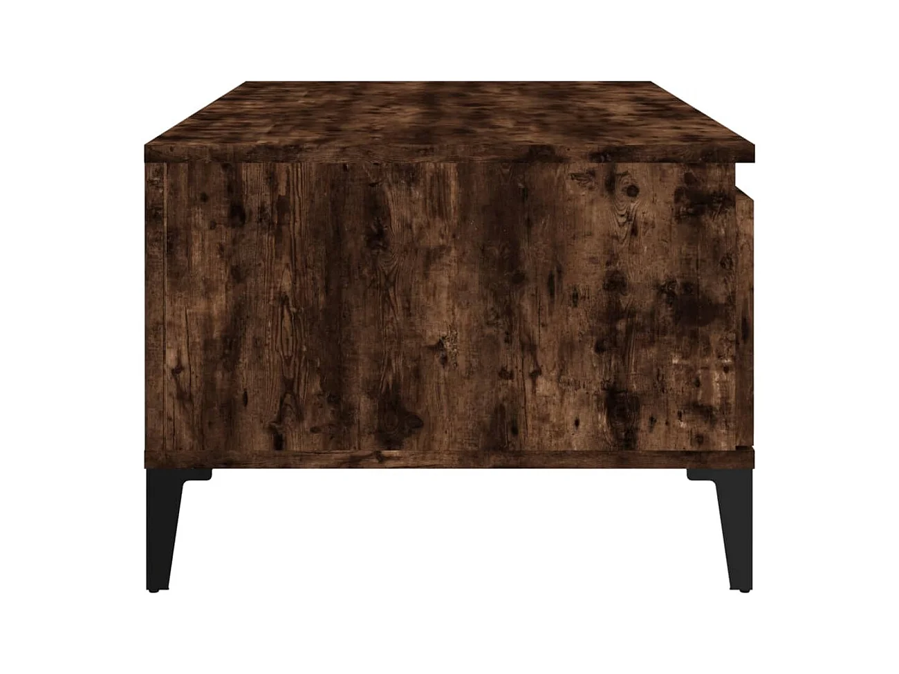 Salontafel 90x50x36,5 cm bewerkt hout gerookt eikenkleurig