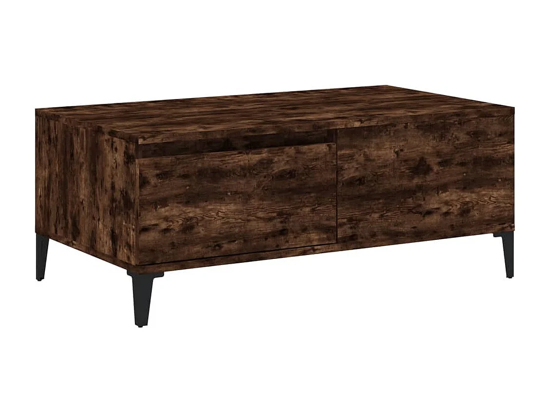 Mesa de centro 90x50x36,5 cm derivados madeira carvalho fumado