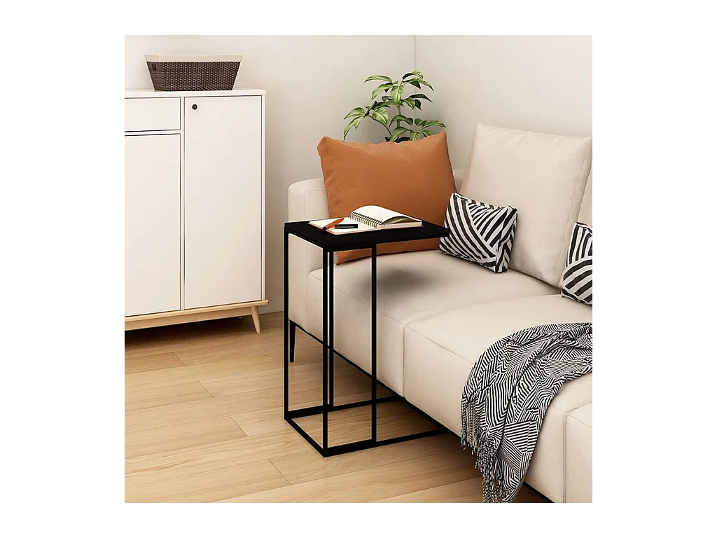 Table d'appoint Noir 40x30x59 cm Bois d'ingénierie