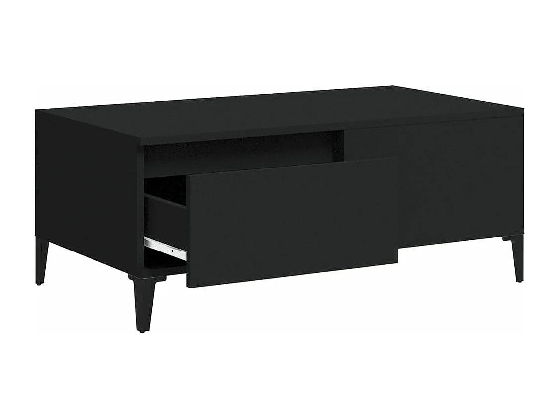 Mesa de centro 90x50x36,5 cm derivados de madeira preto